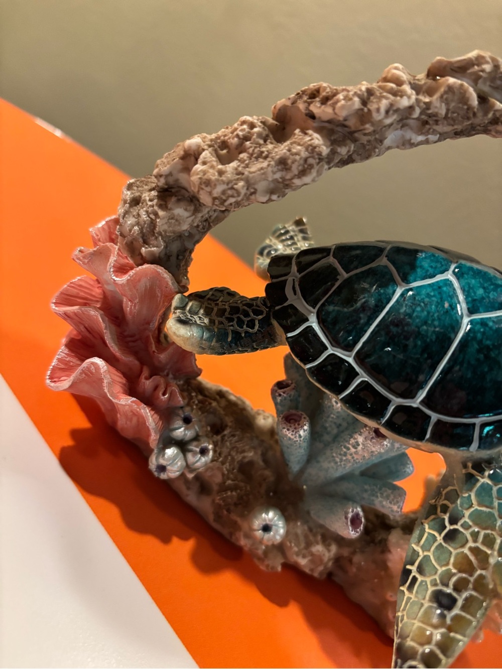 Swimming Sea Turtle Figure ocean beach, home - Picture 4 of 7